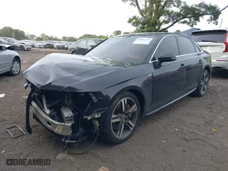 2018 Audi A4 Premium Plus with VIN WAUENAF46JN016261, listed as a IAAI auction lot 40404223 with 51,874 mi miles. Bid and sale history available at carsss.com. Image 18.