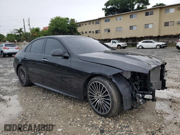 2024 Mercedes-Benz C 300 z VIN W1KAF4GB7RR208375, wystawiony jako Copart lot #69190394 z przebiegiem 4 670 mil mil oraz Szkoda całkowita • Salvage title. Historia ofert i sprzedaży dostępna na DreamBid. Obrazek 4.