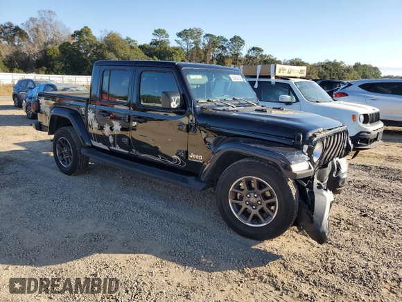 2022 Jeep Gladiator High Altitude with VIN 1C6HJTFG1NL151559, listed as a Copart auction lot 86084624 with 27,704 mi miles and Salvage title. Bid and sale history available at DreamBid. Image 4.