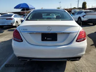2015 Mercedes-Benz C 300 with VIN 55SWF4JBXFU079976, listed as a Copart auction lot 50727145 with 67,285 mi miles and Salvage Title. Bid and sale history available at carsss.com. Image 6.
