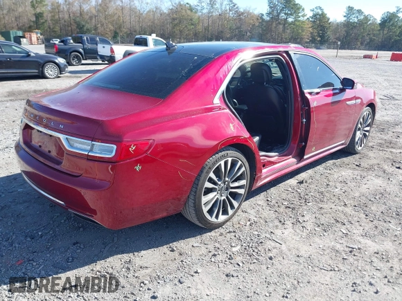 2018 Lincoln Continental Select with VIN 1LN6L9SK4J5614568, listed as a IAAI auction lot 41270611 with 73,653 mi miles. Bid and sale history available at carsss.com. Image 4.
