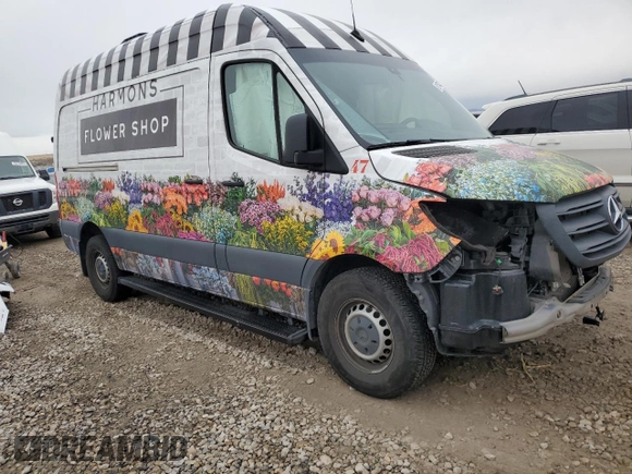 2020 Mercedes-Benz Sprinter with VIN W1W4EBHY6LT030247, listed as a Copart auction lot 82175434 with Not Provided miles and Salvage Title. Bid and sale history available at DreamBid. Image 4.