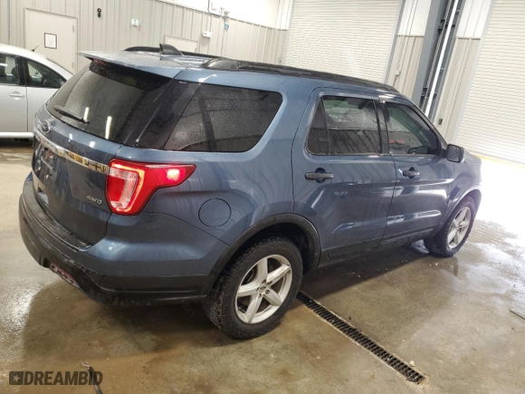 2018 Ford Explorer with VIN 1FM5K8B86JGC86166, listed as a Copart auction lot 76948504 with 52,508 mi miles and Salvage Title. Bid and sale history available at carsss.com. Image 3.