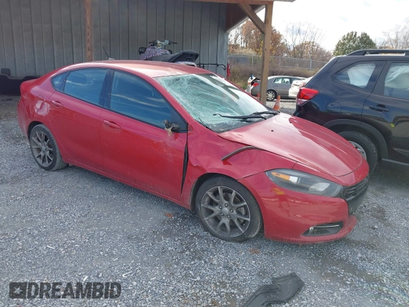 2014 Dodge Dart SXT with VIN 1C3CDFBB0ED926275, listed as a IAAI auction lot 40784084 with 232,880 mi miles. Bid and sale history available at carsss.com. Image 1.