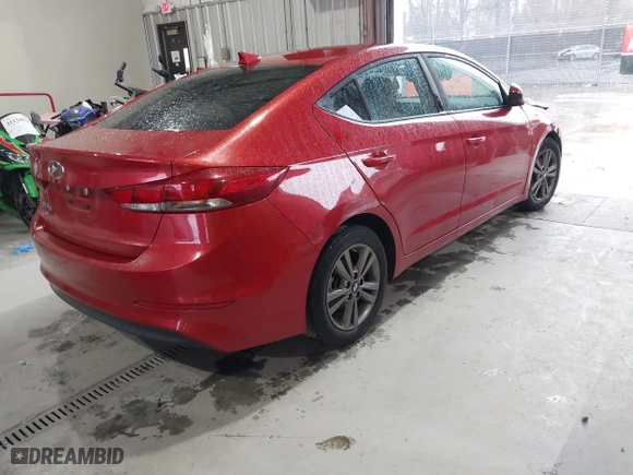 2018 Hyundai Elantra SEL with VIN 5NPD84LF4JH214396, listed as a IAAI auction lot 41231104 with 129,332 mi miles. Bid and sale history available at carsss.com. Image 4.