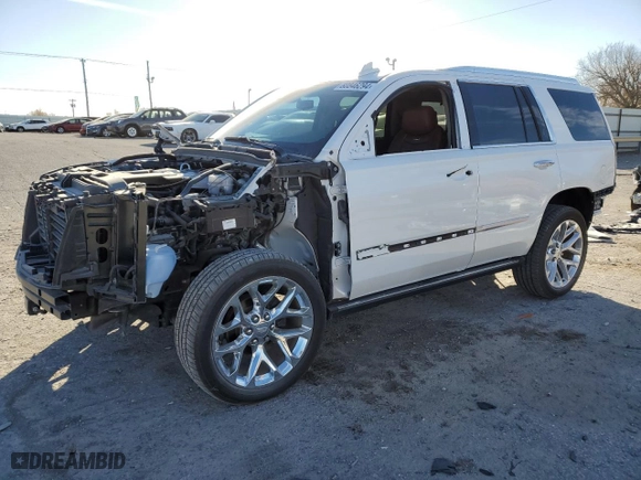 2020 Cadillac Escalade Premium Luxury with VIN 1GYS4CKJ2LR143417, listed as a Copart auction lot 80846294 with 79,568 mi miles and Salvage Title. Bid and sale history available at carsss.com. Image 1.