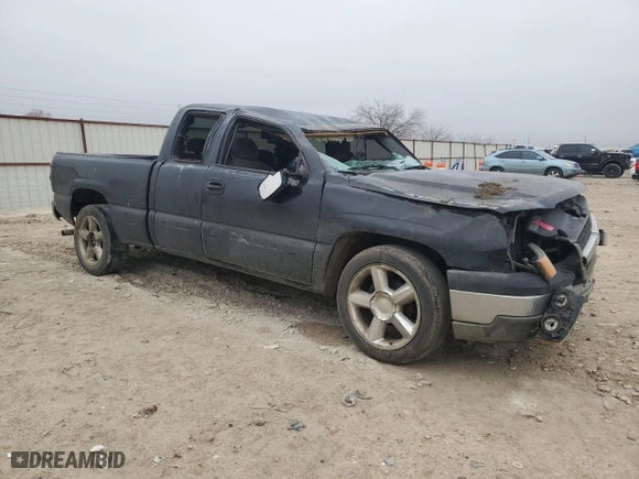 2003 Chevrolet Silverado 1500 LS with VIN 2GCEC19V931218559, listed as a Copart auction lot 46908835 with 269,668 mi miles and Salvage Title. Bid and sale history available at carsss.com. Image 4.