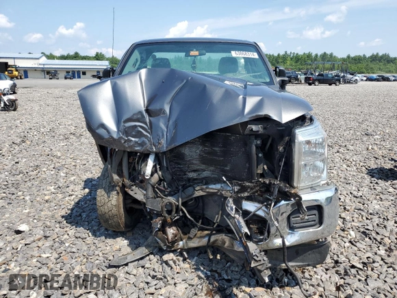 2015 Ford F-250 XLT with VIN 1FTBF2B65FEC75010, listed as a Copart auction lot 63868314 with 73,742 mi miles and Salvage title. Bid and sale history available at DreamBid. Image 5.