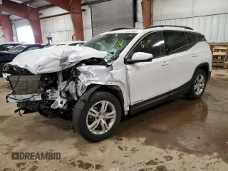 2020 GMC Terrain SLE with VIN 3GKALTEV4LL180614, listed as a Copart auction lot 57413064 with 65,187 mi miles and Non Repairable. Bid and sale history available at carsss.com. Image 1.