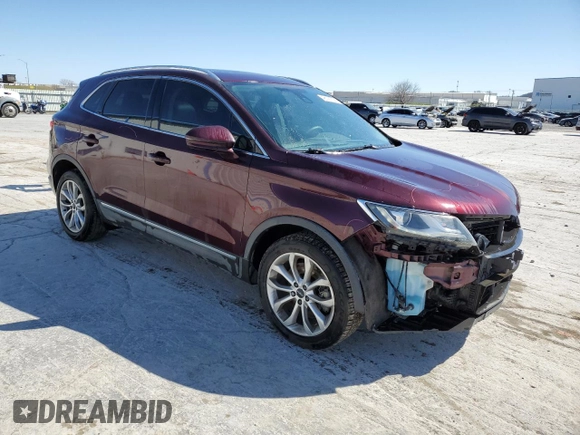 2017 Lincoln MKC Select with VIN 5LMTJ2DH0HUL13018, listed as a Copart auction lot 48191725 with 100,520 mi miles and Salvage title. Bid and sale history available at DreamBid. Image 4.