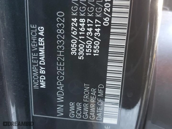 2017 Mercedes-Benz Metris Passenger Van with VIN WDAPG2EE2H3328320, listed as a Copart auction lot 44712595 with 90,503 mi miles and Clean Title. Bid and sale history available at carsss.com. Image 13.