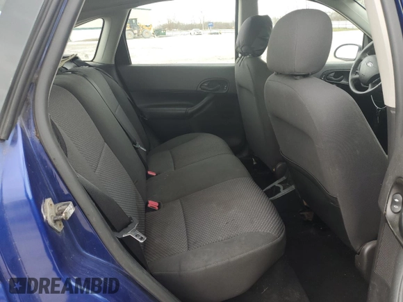 2005 Ford Focus S with VIN 3FAFP37N85R101955, listed as a Copart auction lot 53199895 with 135,984 mi miles and Salvage Title. Bid and sale history available at carsss.com. Image 10.