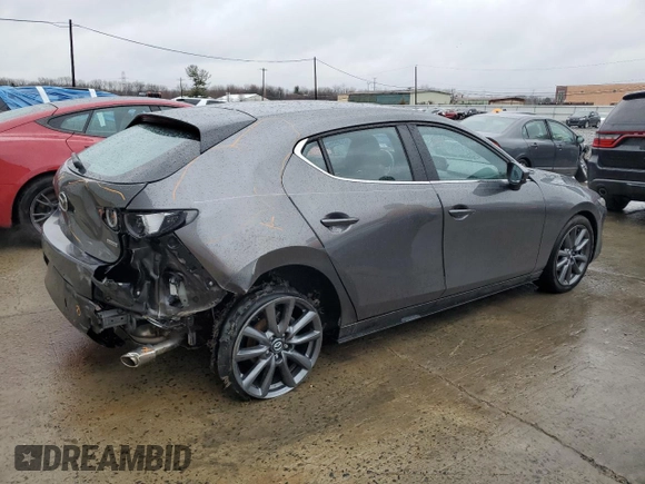 2021 Mazda Mazda3 Hatchback Preferred with VIN JM1BPBLL8M1338901, listed as a Copart auction lot 49445535 with 65,893 mi miles and Salvage Title. Bid and sale history available at carsss.com. Image 3.