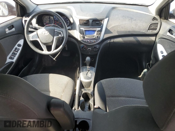 2013 Hyundai Accent GS with VIN KMHCT5AE4DU127078, listed as a Copart auction lot 57603815 with 181,416 mi miles and Salvage title. Bid and sale history available at DreamBid. Image 8.