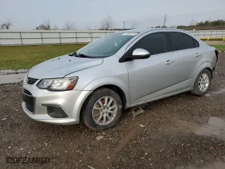 2018 Chevrolet Sonic LT with VIN 1G1JD5SH3J4110584, listed as a Copart auction lot 45048575 with 93,504 mi miles and Salvage Title. Bid and sale history available at carsss.com. Image 1.