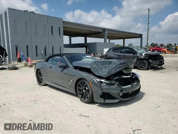 2022 BMW 8 Series 840i with VIN WBADZ2C08NCH25253, listed as a Copart auction lot 56482664 with 12,776 mi miles. Bid and sale history available at carsss.com. Image 10.
