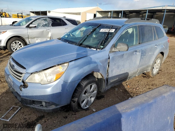 2010 Subaru Outback Prem All-Weather/HK Aud with VIN 4S4BRBFC0A3338764, listed as a Copart auction lot 41420725 with 181,097 mi miles and Salvage Title. Bid and sale history available at carsss.com. Image 1.