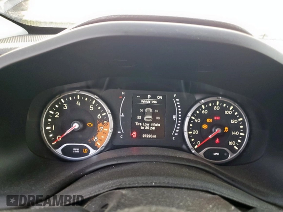 2017 Jeep Renegade Sport with VIN ZACCJAAB6HPE77991, listed as a Copart auction lot 59850855 with 97,220 mi miles and Clean title. Bid and sale history available at DreamBid. Image 9.