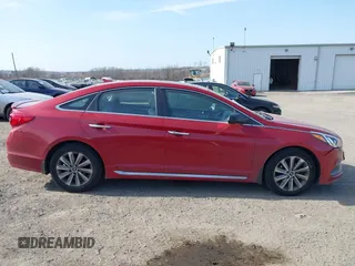 2017 Hyundai Sonata Sport with VIN 5NPE34AF6HH571353, listed as a IAAI auction lot 41796296 with 102,196 mi miles. Bid and sale history available at carsss.com. Image 13.