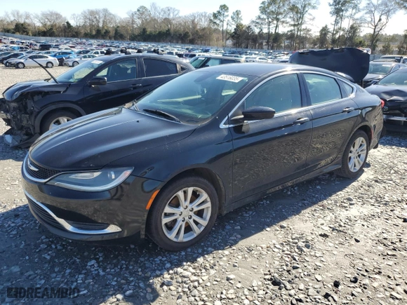 2015 Chrysler 200 Limited with VIN 1C3CCCAB9FN696962, listed as a Copart auction lot 43516035 with 138,722 mi miles and Salvage Title. Bid and sale history available at carsss.com. Image 1.