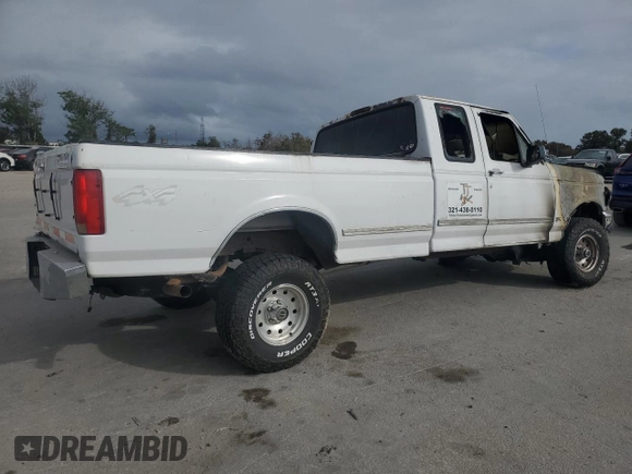1996 Ford F-150 with VIN 1FTEX14YXTKA54969, listed as a Copart auction lot 84735174 with 0 mi miles and Non Repairable. Bid and sale history available at carsss.com. Image 3.