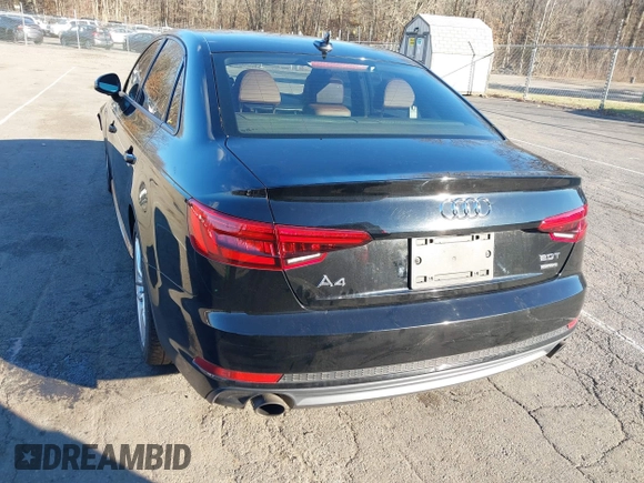 2017 Audi A4 Season of Audi Premium with VIN WAUDNAF44HN053251, listed as a IAAI auction lot 41088772 with 107,915 mi miles. Bid and sale history available at carsss.com. Image 16.