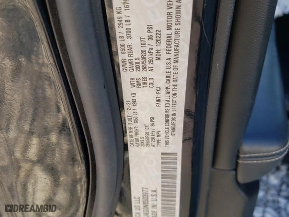 2022 Jeep Grand Cherokee L Altitude with VIN 1C4RJJAG0N8503977, listed as a Copart auction lot 77759114 with 9,792 mi miles and Salvage Title. Bid and sale history available at carsss.com. Image 14.