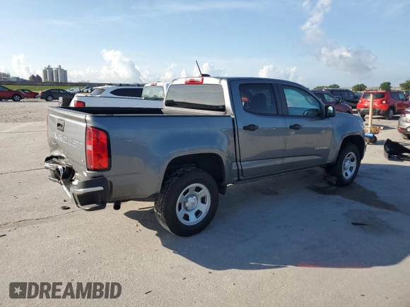2021 Chevrolet Colorado 2WD Work Truck with VIN 1GCGSBEN6M1111936, listed as a Copart auction lot 56845975 with 38,244 mi miles and Clean title. Bid and sale history available at DreamBid. Image 3.