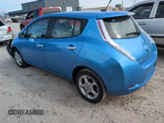2013 Nissan LEAF SL with VIN 1N4AZ0CP4DC423984, listed as a Copart auction lot 52633125 with 61,229 mi miles and Salvage Title. Bid and sale history available at DreamBid. Image 2.