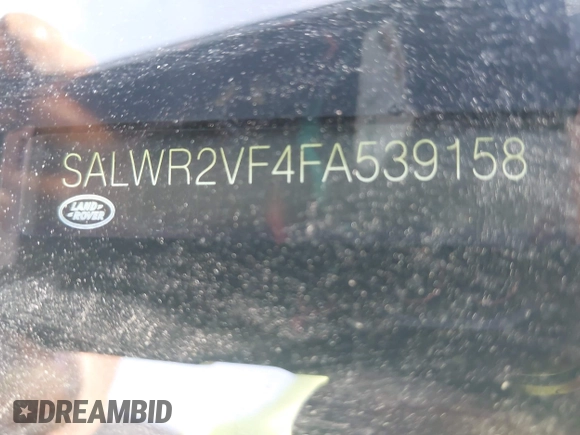 2015 Land Rover Range Rover Sport HSE with VIN SALWR2VF4FA539158, listed as a IAAI auction lot 42050217 with 59,826 mi miles. Bid and sale history available at carsss.com. Image 9.