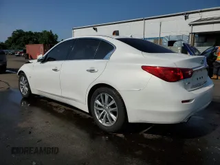 2015 Infiniti Q50 Premium with VIN JN1BV7AR6FM396021, listed as a Copart auction lot 63149485 with 71,862 mi miles and Salvage title. Bid and sale history available at DreamBid. Image 2.