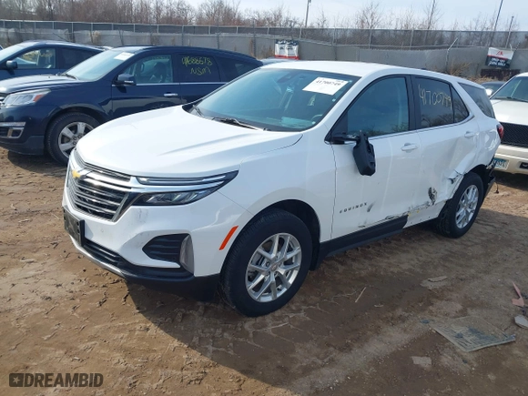 2023 Chevrolet Equinox LT with VIN 3GNAXTEG8PS218253, listed as a IAAI auction lot 41700749 with 28,100 mi miles. Bid and sale history available at carsss.com. Image 17.
