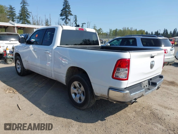 2022 Ram 1500 Big Horn with VIN 1C6RREBT5NN273048, listed as a IAAI auction lot 42229009 with 58,448 mi miles and . Bid and sale history available at DreamBid. Image 3.
