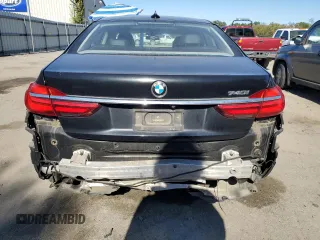 2016 BMW 7 Series 740i with VIN WBA7E2C52GG504017, listed as a Copart auction lot 78730483 with 47,097 mi miles. Bid and sale history available at carsss.com. Image 6.