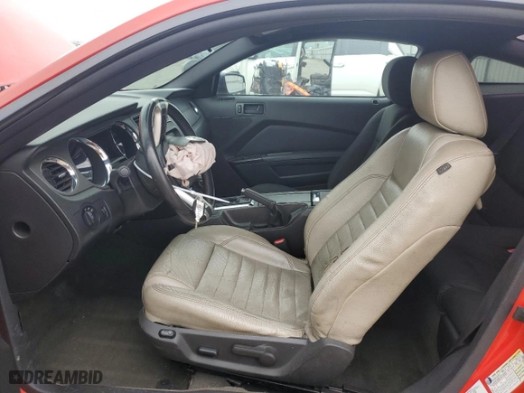 2014 Ford Mustang V6 with VIN 1ZVBP8AM4E5237943, listed as a Copart auction lot 48050815 with 121,594 mi miles and Salvage Title. Bid and sale history available at carsss.com. Image 7.
