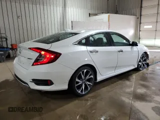 2020 Honda Civic Sedan Touring with VIN 19XFC1F96LE203872, listed as a Copart auction lot 46944375 with 72,000 mi miles and Salvage Title. Bid and sale history available at carsss.com. Image 3.