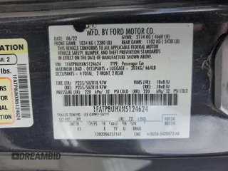 2022 Ford Mustang EcoBoost with VIN 1FATP8UHXN5124624, listed as a Copart auction lot 52916995 with 0 mi miles and Non Repairable. Bid and sale history available at carsss.com. Image 13.