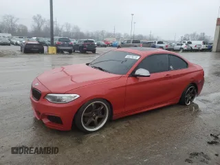 2016 BMW 2 Series M235i with VIN WBA1J7C5XGV360274, listed as a Copart auction lot 43279275 with 136,962 mi miles and Salvage title. Bid and sale history available at DreamBid. Image 1.