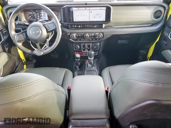 2024 Jeep Gladiator Mojave with VIN 1C6JJTEG8RL104585, listed as a Copart auction lot 66293495 with 7,528 mi miles and Salvage title. Bid and sale history available at DreamBid. Image 8.