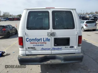 2012 Ford Econoline Cargo Commercial with VIN 1FTNE1EW2CDA70011, listed as a Copart auction lot 49726215 with Not provided miles and Salvage title. Bid and sale history available at DreamBid. Image 6.