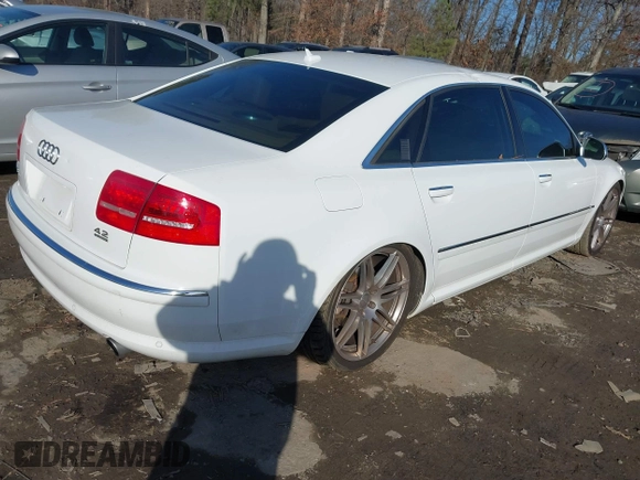 2009 Audi A8 L 4.2L with VIN WAUMV94E39N002352, listed as a IAAI auction lot 41443884 with 138,269 mi miles. Bid and sale history available at carsss.com. Image 4.