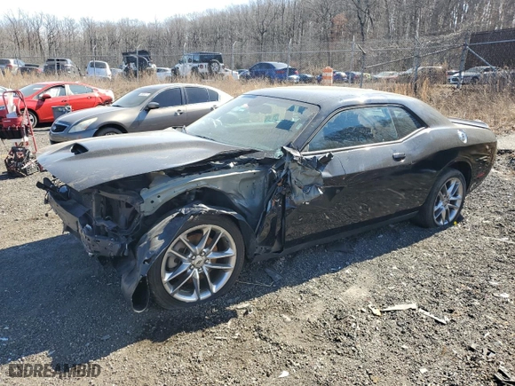 2022 Dodge Challenger GT with VIN 2C3CDZKG3NH223754, listed as a Copart auction lot 48308355 with 48,549 mi miles and Non Repairable. Bid and sale history available at carsss.com. Image 1.