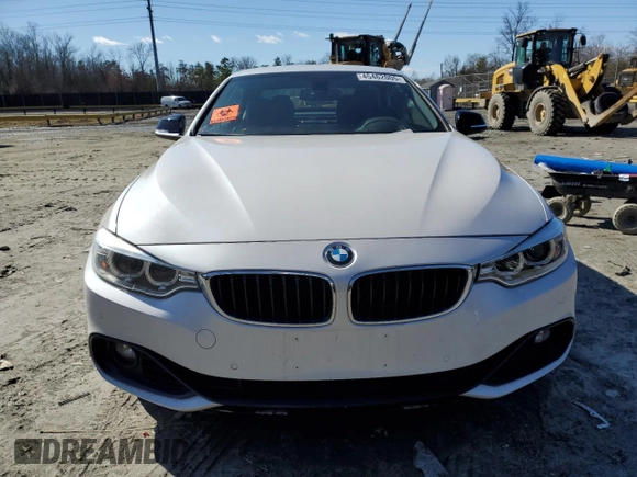 2015 BMW 4 Series 435i with VIN WBA3T3C55FP737964, listed as a Copart auction lot 45462005 with Not Provided miles and Salvage Title. Bid and sale history available at carsss.com. Image 5.