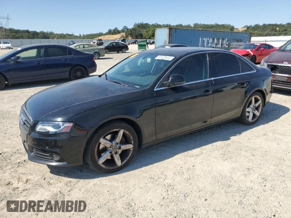 2009 Audi A4 Prestige with VIN WAUMF78KX9A093483, listed as a Copart auction lot 65438435 with 198,045 mi miles and Salvage title. Bid and sale history available at DreamBid. Image 1.