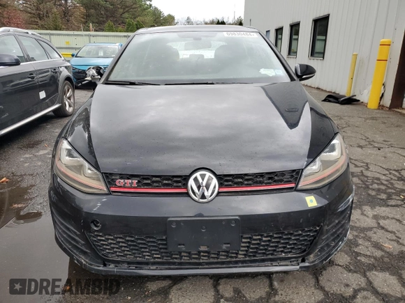 2017 Volkswagen Golf GTI Autobahn with VIN 3VW547AU6HM015631, listed as a Copart auction lot 69830484 with 0 mi miles and Salvage Title. Bid and sale history available at carsss.com. Image 5.