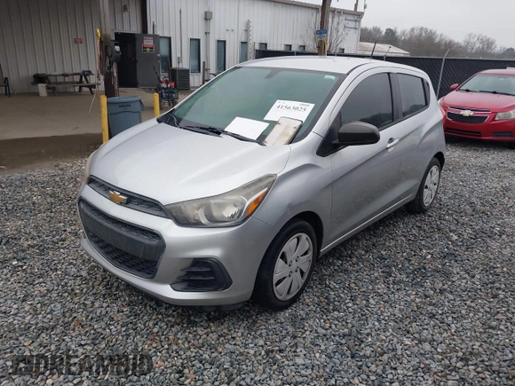 2016 Chevrolet Spark LS with VIN KL8CB6SA3GC587733, listed as a IAAI auction lot 41563025 with 124,324 mi miles. Bid and sale history available at carsss.com. Image 2.