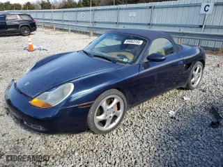 2000 Porsche Boxster S with VIN WP0CB298XYU662801, listed as a Copart auction lot 89003745 with 204,365 mi miles and Salvage Title. Bid and sale history available at carsss.com. Image 1.