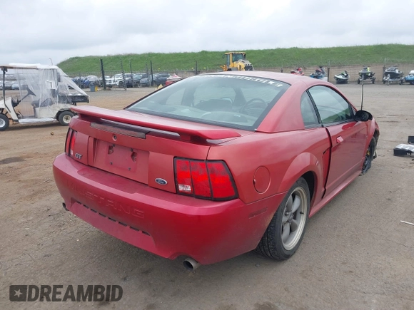 2001 Ford Mustang GT Deluxe with VIN 1FAFP42X51F196027, listed as a IAAI auction lot 41742091 with 178,065 mi miles. Bid and sale history available at carsss.com. Image 4.
