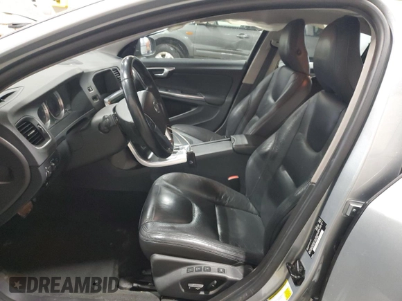 2012 Volvo S60 T6 with VIN YV1902FH7C2134944, listed as a Copart auction lot 48539105 with 136,423 mi miles and Salvage Title. Bid and sale history available at carsss.com. Image 7.