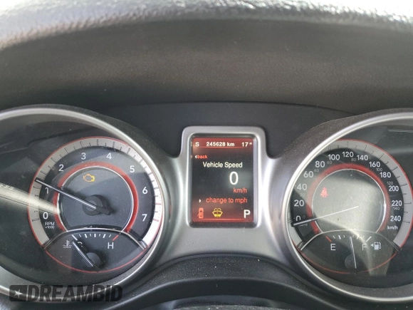 2017 Dodge Journey Crossroad Plus with VIN 3C4PDDGG4HT627196, listed as a Copart auction lot 56418055 with 245,628 mi miles and Clean title. Bid and sale history available at DreamBid. Image 9.